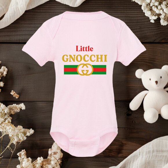 Rabbit Skins Other - Little Gnocchi Baby Onesie | Funny Italian Parody Onesie | Cute Baby Gift